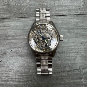 Android AD 318 Skeleton Automatic Stainless Watch